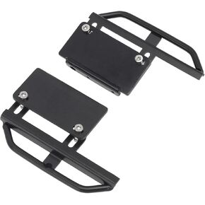 2023 2PCS Black Metal Side Pedal Rock Sliders for Axial SCX24 90081 1/24 RC Crawler Car Accessory