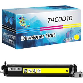 74C0D10 74C0D20 74C0D30 74C0D40 Developer Unit Compatible for Lexmark C4150 CS720de CS720dte CS725de CS725dte Printers, High Yield 20000 Pages, with Chip High-Definition Printing (1 Pack Magenta)