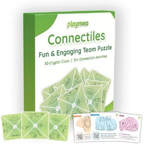 Team-Building Games for Work - Connectiles 80 Cryptic Clues + 25 Bonus Ice-Breaker Games to Boost Collaboration, Communication & Problem-Solving - for Trainers & Team-Building Facilitators