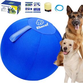 Herding Ball for Dogs，25" Large Durable Dog Herding Ball for Australian Shepherds, Border Collies, German Shepherds Dog Training Toy for Active Breeds