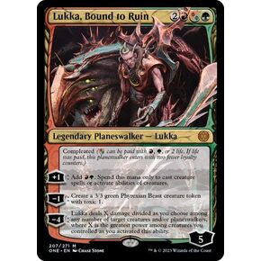 Magic: the Gathering - Lukka, Bound to Ruin (207) - Phyrexia: All Will Be One