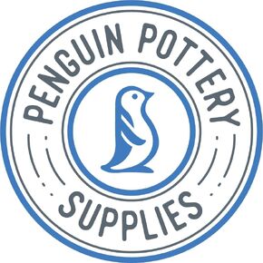 Penguin Pottery - Glow in The Dark Pottery Glaze - Variety Set 2 - Low Fire Glaze Cone 06 - Glow in The Dark Glaze for Ceramics - Blue, Mauve, Pink, Yellow