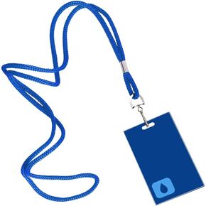 Severance TV Show Keycard ID Badge Blue PVC Card Lanyard