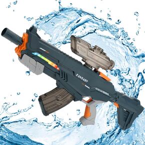 Water Guns for Adults, Powerful Electric Water Gun 28-36FT Long Range Squirt Gun 1000ml Large Capacity Electric/Manual Mode Water Blasters Watergun, Modular Battery Easy to Charge