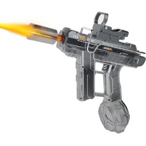 Electric Water Guns for Adults & Kids, Automatic High Power Water Squirt Gun with Realistic Led Gun Muzzle Flame, Large Capacity Water Storage Tank Perfect for Summer Outdoor Pool Beach Party