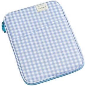 Tooe Gingham Puffy Laptop Sleeve 11-13 Inch Y2K Coquette Carrying Laptop Bag Fairycore Cover Pouch Sleeve Computer Liner Bag (13-14 inch,Green)