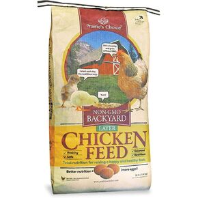 Prairie's Choice Non-GMO Backyard Chicken Feed - Layer Formula, 25lbs