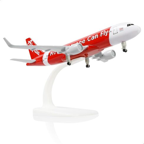 1/200 A320 Spirit Diecast Metal Airplane Model with Stand for Airbus A320 Model Plane Kits -18.5cm L for Aviation Enthusiasts Gifts, Display Decorations or Ornaments (Real Aircraft Scale) in Saudi Arabia