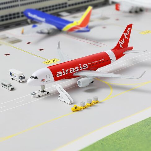 1/200 A320 Spirit Diecast Metal Airplane Model with Stand for Airbus A320 Model Plane Kits -18.5cm L for Aviation Enthusiasts Gifts, Display Decorations or Ornaments (Real Aircraft Scale) in Saudi Arabia