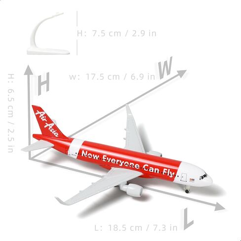 1/200 A320 Spirit Diecast Metal Airplane Model with Stand for Airbus A320 Model Plane Kits -18.5cm L for Aviation Enthusiasts Gifts, Display Decorations or Ornaments (Real Aircraft Scale) in Saudi Arabia