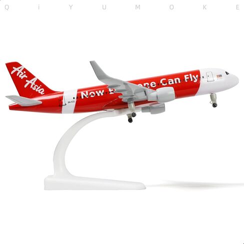 1/200 A320 Spirit Diecast Metal Airplane Model with Stand for Airbus A320 Model Plane Kits -18.5cm L for Aviation Enthusiasts Gifts, Display Decorations or Ornaments (Real Aircraft Scale) in Saudi Arabia