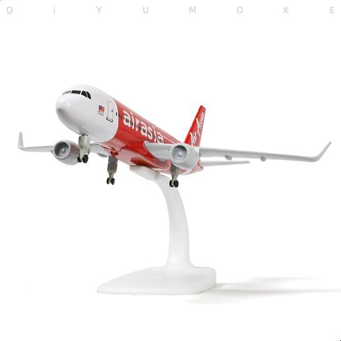 1/200 A320 Spirit Diecast Metal Airplane Model with Stand for Airbus A320 Model Plane Kits -18.5cm L for Aviation Enthusiasts Gifts, Display Decorations or Ornaments (Real Aircraft Scale) in Saudi Arabia
