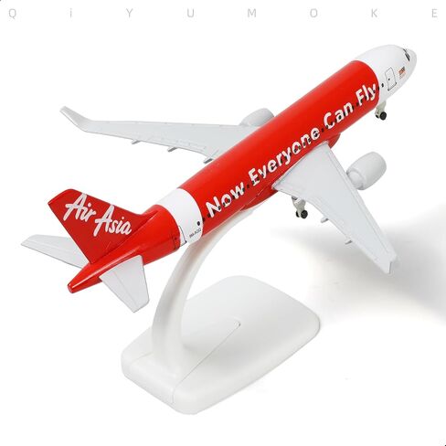 1/200 A320 Spirit Diecast Metal Airplane Model with Stand for Airbus A320 Model Plane Kits -18.5cm L for Aviation Enthusiasts Gifts, Display Decorations or Ornaments (Real Aircraft Scale) in Saudi Arabia