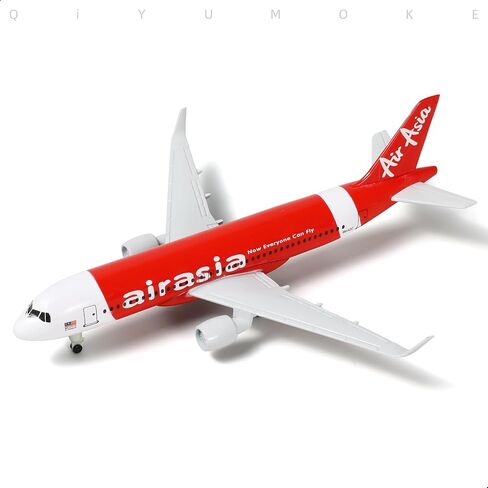1/200 A320 Spirit Diecast Metal Airplane Model with Stand for Airbus A320 Model Plane Kits -18.5cm L for Aviation Enthusiasts Gifts, Display Decorations or Ornaments (Real Aircraft Scale) in Saudi Arabia