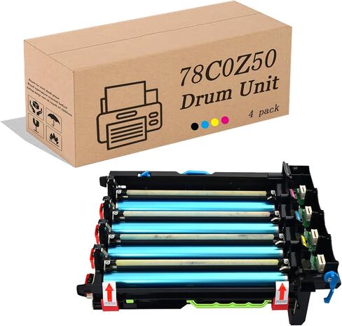 78C0Z50 High Yield Drum Unit Replacement for Lexmark C2325 MC2325 C2425 MC2425 MC2535 MC2640 Printer Imaging Drum Kits Set in Saudi Arabia