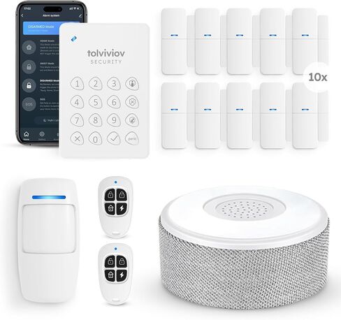 tolviviov Indoor Hub- Compatible with tolviviov Home Alarm System-HUB Needed ( Include Power Adapter and Power Cord) in Saudi Arabia