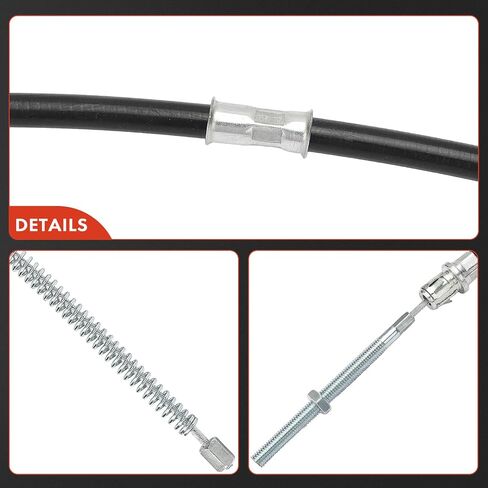 A-Premium Rear Driver and Passenger Side Parking Brake Cable Assembly Compatible with Chevrolet & GMC Models: Express 1500 2500 1996-2002, Express 3500, Savana 1500, Savana 2500, Savana 3500, 2-PC Set in Saudi Arabia
