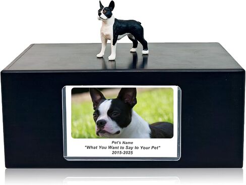 Pet Dog Urns for Ashes Memorial Gifts for Loss Lovers Shadow Box Sympathy Keepsake Small Cat Cremation Casket Funerary Frame Pictures Rosewood Material Bengal Cat Figurine Urn in Saudi Arabia
