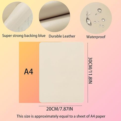 3 PCS 8 X11 بوصة إصلاح جلد لاصق التصحيح إصلاح فوري لأثاث مقاعد السيارة أرائك كراسي المكتب حقائب يد مقاومة للدموع ومجموعة إصلاح جلدية فو (الزنجبيل) in Kuwait