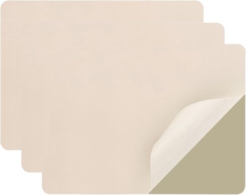 3 PCS 8 X11 بوصة إصلاح جلد لاصق التصحيح إصلاح فوري لأثاث مقاعد السيارة أرائك كراسي المكتب حقائب يد مقاومة للدموع ومجموعة إصلاح جلدية فو (الزنجبيل) in Kuwait