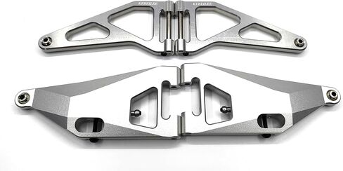 CNC 7075#أذرع الألومنيوم العلوية والسفلية لـ Losi Super Baja Rey2.0 1/6 (Silver) in Kuwait