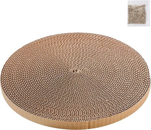 Round Cat Scratcher refill 10 بوصة قطر 3/5 بوصة دائرة خدش استبدال منصات خدش للقطط الداخلية الخدش (1 جهاز كمبيوتر) in Kuwait