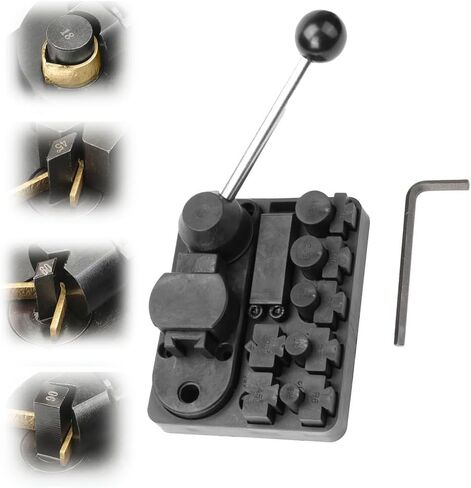 Metal Wire Bending Jig Set with Adjustable Dies, Metal Wire Jewelry Making Tools, Ring Bender Maker Tool Kit, for DIY Rings, Bending Metals, Jewelry Making,A in Saudi Arabia