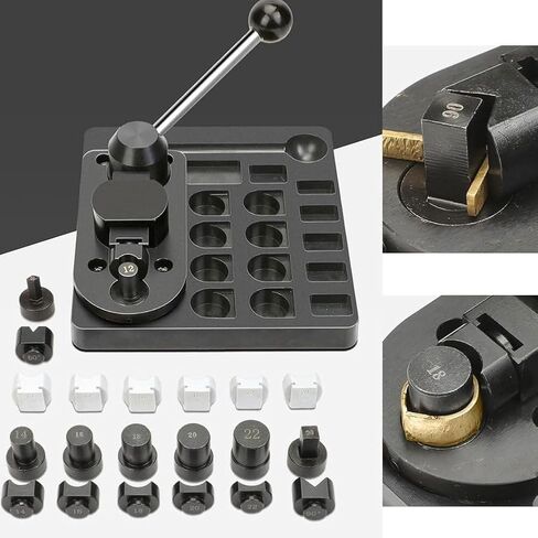 Metal Wire Bending Jig Set with Adjustable Dies, Metal Wire Jewelry Making Tools, Ring Bender Maker Tool Kit, for DIY Rings, Bending Metals, Jewelry Making,A in Saudi Arabia