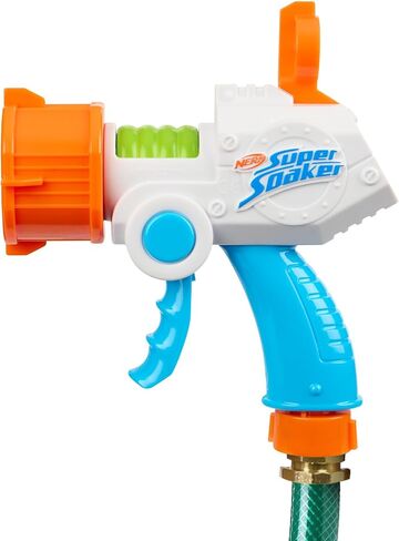 NERF Super Soaker Quadblast Blaster - آلة نقع تعمل بخراطيم في الحديقة لمعارك الفناء الخلفي الملحمي in Saudi Arabia