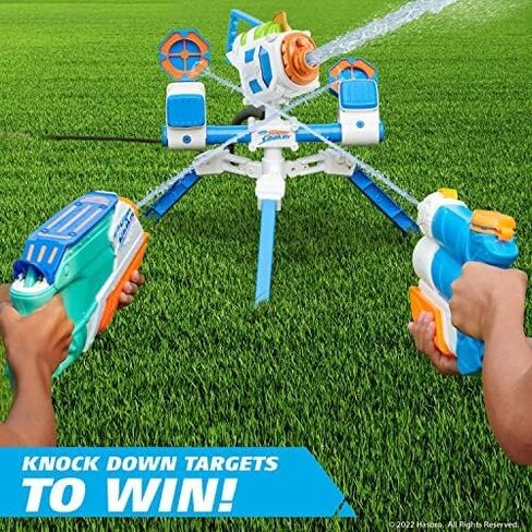 NERF Super Soaker Quadblast Blaster – Garden Hose Powered Soaking Machine for Epic Backyard Battles in Saudi Arabia