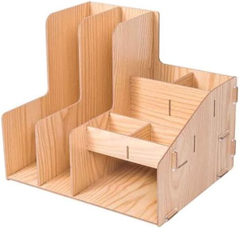 Folder Storage Box Multi-Layer File Rack Book Stand Office Supplies File Storage Basket(D) in Kuwait