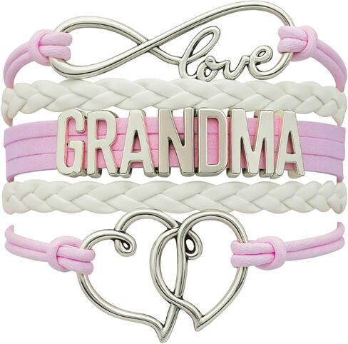 Infinity Collection Grandma Charm Bracelet, Nautical Anchor Bracelet, Sailor Bracelet, Nautical Jewelry Grandma Jewelry, Great Grandma Gif in Saudi Arabia