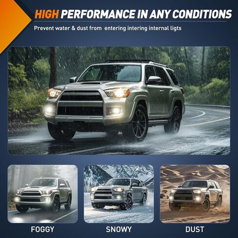مجموعة مصابيح الضباب Nilight متوافقة مع 2016 2017 2018 Toyota RAV4 Fog Lamp Bumper Light استبدال عدسة نظيفة للركاب وجانب السائق مع مصابيح هالوجين 12 فولت H11 552، ضمان لمدة عامين in Saudi Arabia