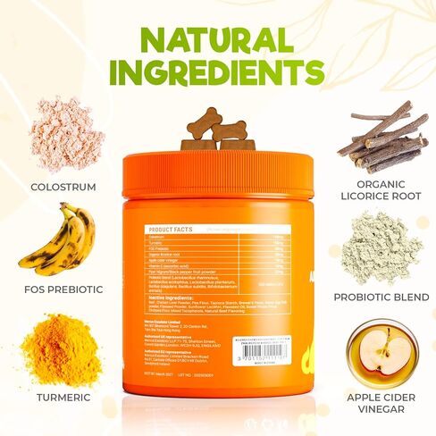 Zeno Dog Allergy Chews 150pcs - مكملات الكلاب للبشرة الحكة ولعق المخلب - إغاثة الحساسية الكلاب - صيغة الولايات المتحدة مع البروبيوتيك والمكونات الطبيعية والفيتامينات - الدجاج in Kuwait