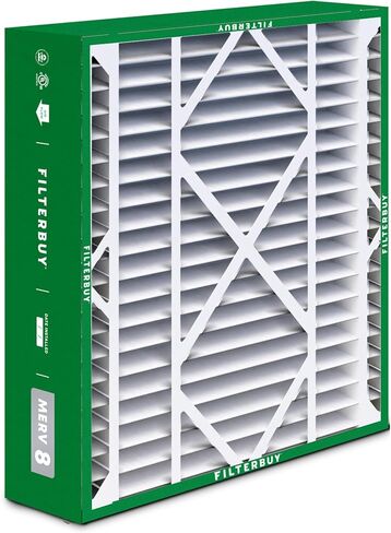 Filterbuy 20x25x6 Air Filter MERV 8 Dust Defense (3-Pack), Pleated HVAC AC Furnace Air Filters for Aprilaire Space-Gard 201/2200 / 2250 & Lennox (Actual Size: 19.75 x 24.25 x 6.00 Inches) in Saudi Arabia