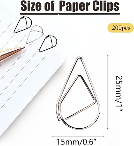 200 pcs مقاطع ورقة دمعة كبيرة ، وبطاقات الورق المقاومة للصدأ من الفولاذ المقاوم للصدأ لدعوات الزفاف ، 3x أقوى مع تلميع المرآة (الذهب ، 1inch) in Kuwait