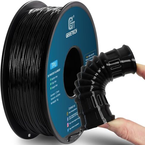 Geeetech Silk PLA Filament 1.75mm Silk Dual Color Filament,Coextrusion Dichromatic Metal-Like Shiny Consumable 1kg (2.2lbs) 1 Spool,Dimensional Accuracy +/- 0.03 mm, Black Red in Kuwait