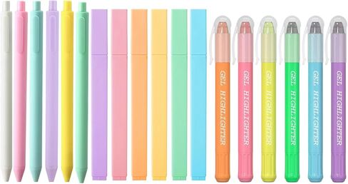 أبرز الجمالية وأقلام الهلام ، 12pcs Morandi Bible Highlighter no dlease ، وأقلام هلام الحبر الملون ، ودراسة الكتاب المقدس ، واللوازم المدرسية in Kuwait