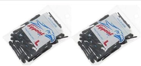 L-Style Dart Tips: Lippoint USA - 2BA Standard Thread - Plastic Soft Dart Point Replacements (50 Pack) - Blue in Saudi Arabia