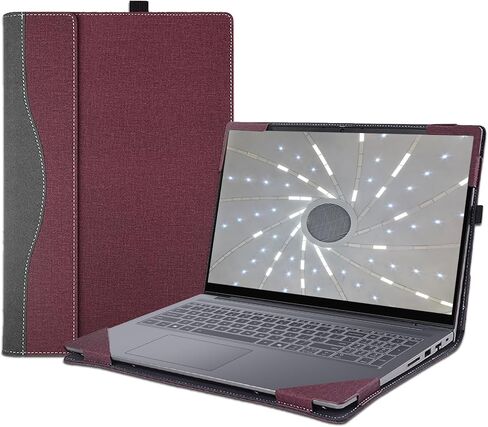 غلاف الكمبيوتر المحمول لـ HP Omnibook x Flip 16 Inch Ngai 16-As 16-AR & لـ Omnibook7 Flip 16-Au Sleeve ، Pu Leather Shell Detachable Notebor Accessories (Burgundy) in Kuwait