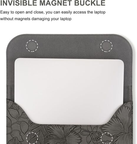 Mosiso Laptop Case 13 inch ، 13 بوصة كمبيوتر محمول متوافق مع MacBook Air M4 M3 M2 M1 2025-2018 / Pro M2 M1 2025-2016 ، مقف in Kuwait