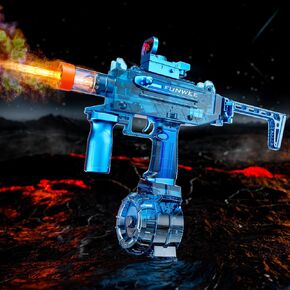 2025 New Electric Water Gun with Type-C Charging Port, Foggy Effect Water Guns for Adults & Kids Ages 8-12, Powerful Automatic Squirt Gun Shooting 100+ Times, Long Range Water Blaster(Blue)