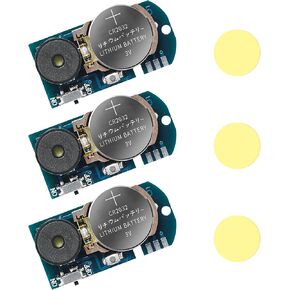 3Pcs Cricket Noise Maker Prank,Beeping for Several Months Hidden Sound Prank Small Size and Long Battery Life,Suitable for Party, Office, Home, School, Car (Blue)