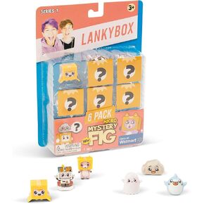 LankyBox Micro Mystery Figs - 6 Pack - Series 1