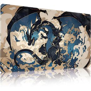 New Playmat MTG Board Game Size 24x14 inches Play Mat for TCG CCG Big Table Mats No Zones and Free Storage Bags