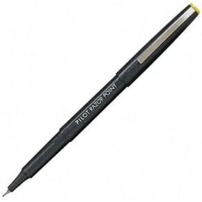 6 PENS: Pilot Razor Point Stick Pen, Extra Fine Point, Black, (11001)