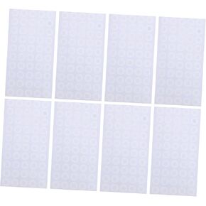 Gadpiparty 1000pcs Round Hole Reinforcement Stickers Self-Adhesive Labels for Paper Material Strong Adhesion for School Office and Home Use Sticky Dot Stickers
