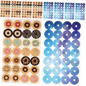 ARTIBETTER Loose-Leaf Paper Stickers 10 Bags of Stickers for Binders Notebooks DIY Crafts Library