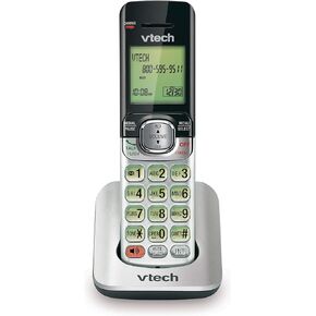 VTech CS6509 Accessory Cordless Handset, Silver/Black | Requires VTech CS6519 or CS6529 to Operate