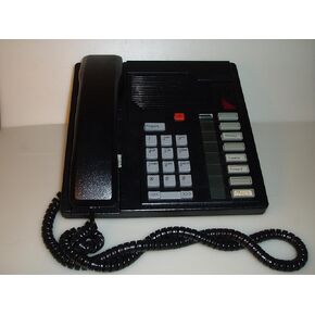 Nortel Meridian M2008 Basic Telephone Black Nortel NT2K08 NT9K08 (Renewed)